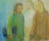 Mid Century Original Vintage Oil Painting from Sweden