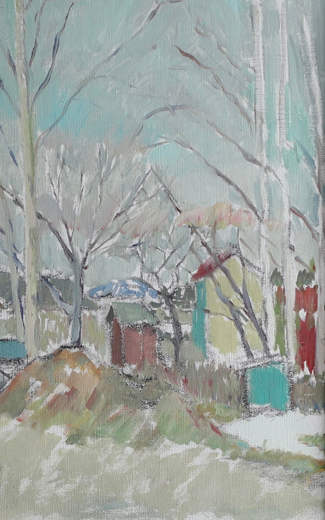 Vintage Art Room Oil Painting From Sweden by R Persson