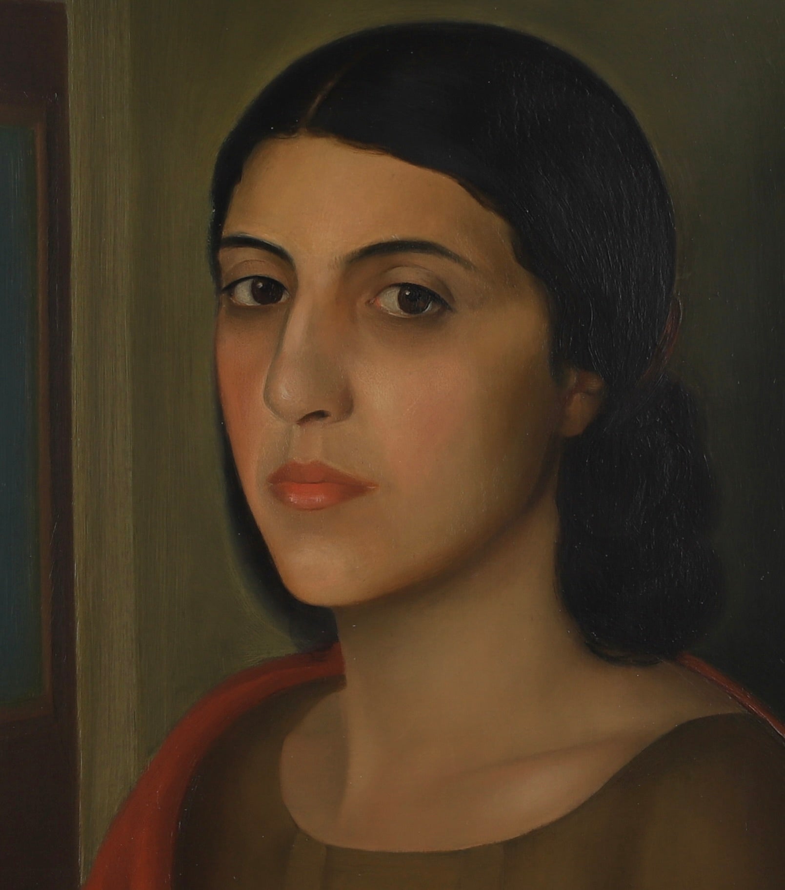 Vintage Art Room Antique Portrait Sweden 1927