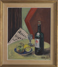 Load image into Gallery viewer, Original Vintage Mid Century Still Life Oil Painting from Sweden
