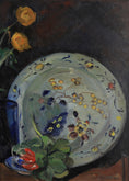Load image into Gallery viewer, Vintage Oil Painting Traditional Still Life From Sweden 1944
