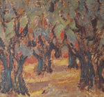 Mid Century Original Landscape Oil Painting From Sweden by A Nilsson