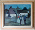 Load image into Gallery viewer, Mid Century Vintage Oil Painting By Listed Artist F Lundqvist
