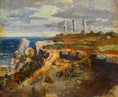 Load image into Gallery viewer, Mid Century Vintage Oil Painting From Sweden by A Hamborn
