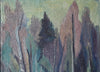 Mid Century Vintage Landscape Oil Painting From Sweden