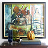 Vintage Mid Century Swedish Art Still Life Oil Painting