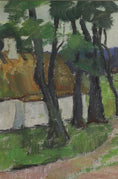 Load image into Gallery viewer, Oil Painting Vintage Mid Century From Sweden By E Selander
