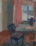 Load image into Gallery viewer, Mid Century Interior Oil Painting From Sweden
