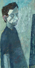 Load image into Gallery viewer, Vintage Art Room Artist Portrait from Sweden
