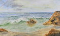 Load image into Gallery viewer, Vintage Mid Century Seascape Oil Painting From Sweden 1977

