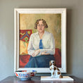 Load image into Gallery viewer, Vintage Art Room Portrait Sweden by S Östberg 1933
