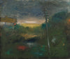 Vintage Art Room Landscape Oil Painting From Sweden by K Nielsen