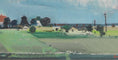 Load image into Gallery viewer, Vintage Mid Century Landscape Painting By G Berglund Sweden
