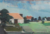Vintage Mid Century Landscape Painting By G Berglund Sweden