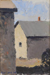 Mid Century Vintage Art Oil Painting from Sweden