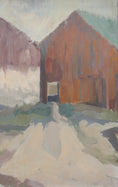 Load image into Gallery viewer, Vintage Mid Century Farm Painting Sweden
