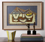 Vintage Art Room Original Mid Century Still Life from Sweden