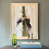 Mid Century Abstract Oil Painting From Sweden