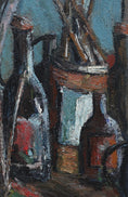 Load image into Gallery viewer, Mid Century Original Still Life Oil Painting From Sweden by K Christensen
