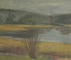 Mid Century Original Landscape Oil Painting From Sweden