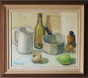 Vintage Mid Century Oil Painting Signed Emland from Sweden