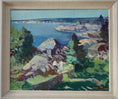 Load image into Gallery viewer, Mid Century Vintage Coastal Oil Painting From Sweden
