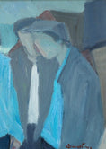 Load image into Gallery viewer, Mid Century Original Coastal Oil Painting From Sweden
