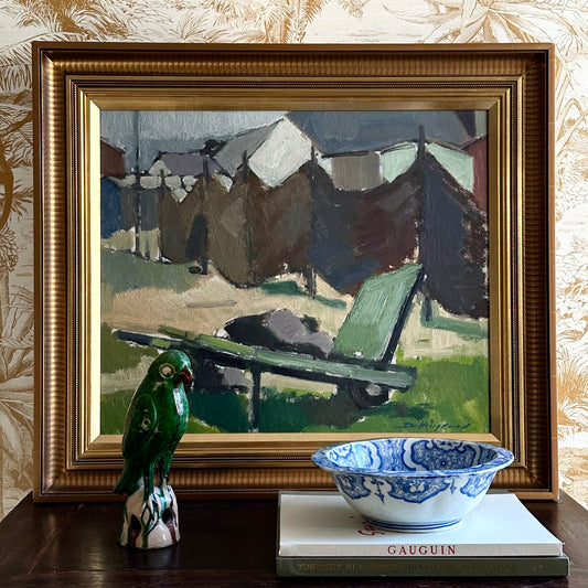 Original Oil Painting Vintage Mid Century By B Hillgrund Sweden