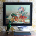 Load image into Gallery viewer, Vintage Art Still Life Original Oil Painting From Sweden 1935
