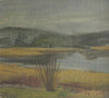 Mid Century Original Landscape Oil Painting From Sweden