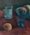 Vintage Mid Century Still Life Oil Painting By Sweden