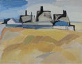 Load image into Gallery viewer, Vintage Art Mid Century Coastal Oil Painting from Sweden
