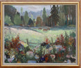 Load image into Gallery viewer, Mid Century Original Oil Painting From Sweden By E Skans

