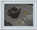 Striking Mid Century Still Life Oil Painting F Holmgren Sweden