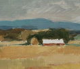 Load image into Gallery viewer, Original Vintage Farmhouse Oil Painting from Sweden

