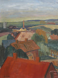 Load image into Gallery viewer, Vintage Art Original Landscape Oil Painting From Sweden by E Bystrom
