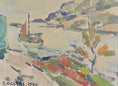 Load image into Gallery viewer, Mid Century Vintage Oil Painting From Sweden
