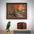 Load image into Gallery viewer, Vintage Art Room Landscape Oil Painting From Sweden
