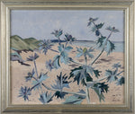 Vintage Coastal Painting from Sweden by E Kjäll