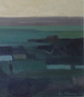 Load image into Gallery viewer, Mid Century Original Landscape Oil Painting from Sweden by E Fährm
