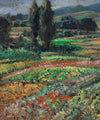 Colorful Vintage Original Landscape Oil Painting From Sweden
