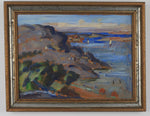 Vintage Coastal Painting from Sweden