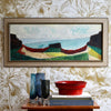 Mid Century Original Coastal Oil Painting From Sweden