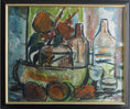 Load image into Gallery viewer, Vintage Mid Century Swedish Art Still Life Oil Painting
