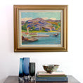 Load image into Gallery viewer, Oil Painting Vintage Mid Century From Sweden By G Hellsing

