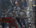 Load image into Gallery viewer, Vintage Art Room Cafe Oil Painting from Sweden
