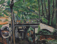 Load image into Gallery viewer, Original Mid Century Landscape Oil Painting from Sweden 1953
