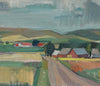 Mid Century Original Landscape Oil Painting From Sweden