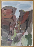 Load image into Gallery viewer, Vintage Art Room Mid Century Original Coastal Landscape from Sweden
