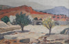 Mid Century Oil Painting From Sweden by G Isaksson